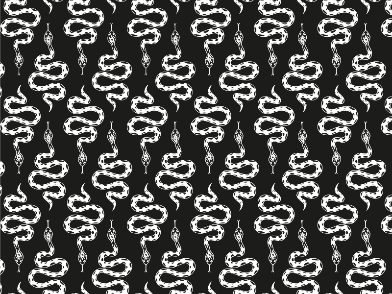 Tapete vinílico de animais motivo de cobra estiloso - TenStickers