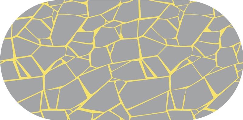 Tapete vinílico casa de banho estrutura cinza rachada - TenStickers