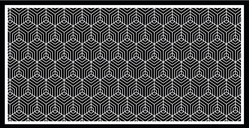 Tapete de vinil de mosaico minimalista - TenStickers