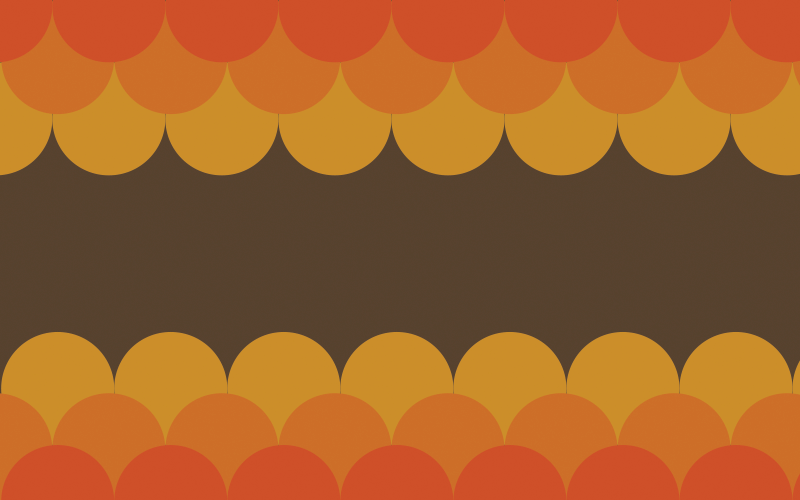 Tapete vintage retro vieira pop dos anos 70 - TenStickers