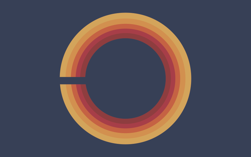 Tapete vinílico vintage design solar retrô - TenStickers