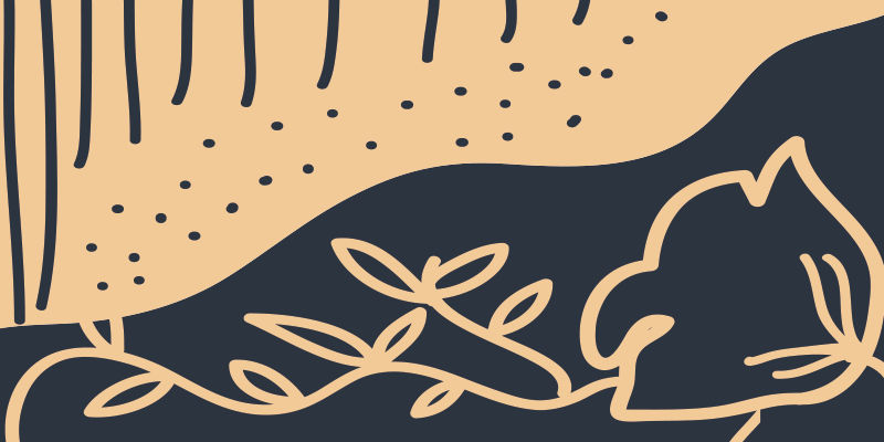 Tapete vinílico natureza com motivo folhagem bege - TenStickers