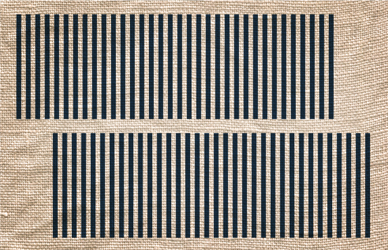 Tapete vinílico sala de estar padrão listrado bege - TenStickers