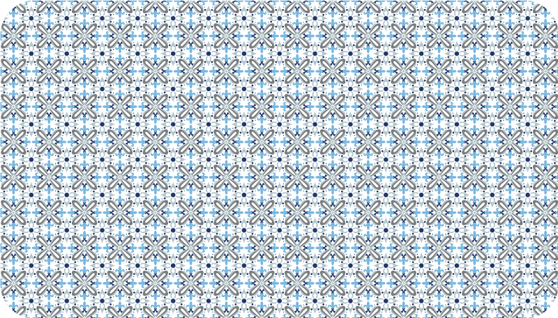 Tapete vinílico mosaico arranjo elegante azul - TenStickers