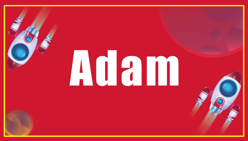 Tapete personalizado quadrado vermelho infantil legal - TenStickers