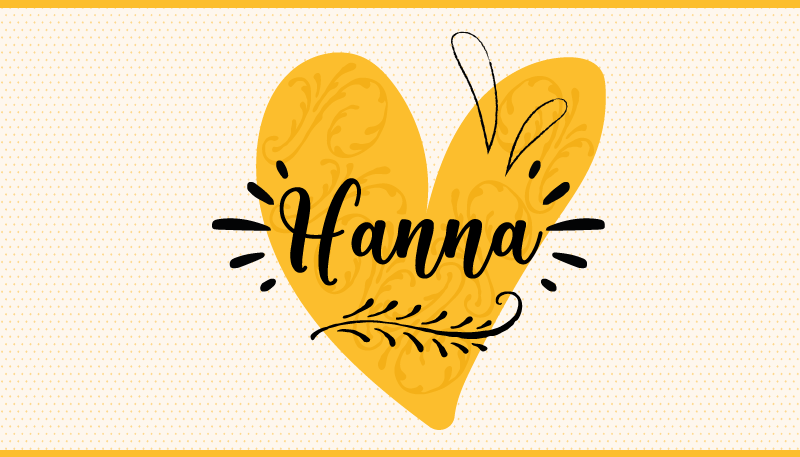 Tapete vinílico juvenil coração laranja personalizado - TenStickers