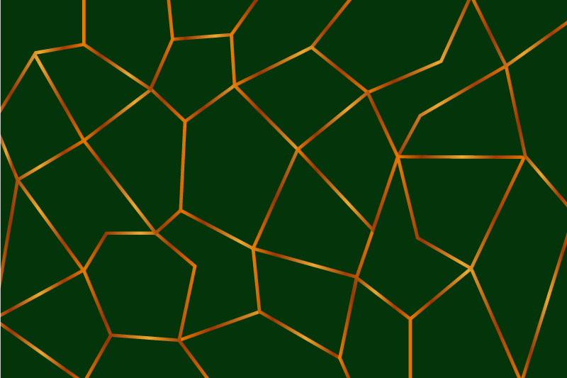 Tapete de vinil mármore padrão geométrico verde - TenStickers