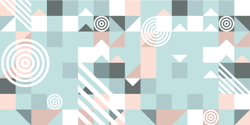 Tapete vinílico geométricas motivo abstrato - TenStickers