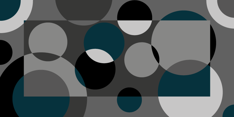 Tapete vinílico sala de estar padrão circular cinza - TenStickers