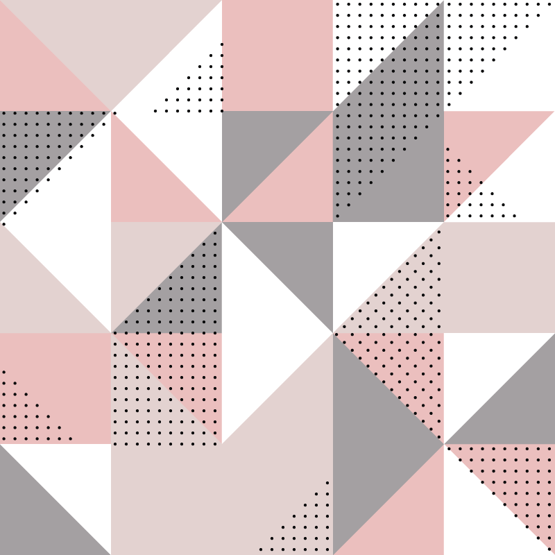 Triângulos nórdicos pastel tapete de vinil nórdico - TenStickers