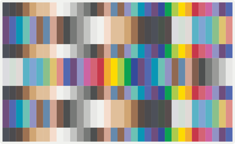 Ladrilho de mosaico multicolor de pequenos quadrados - TenStickers