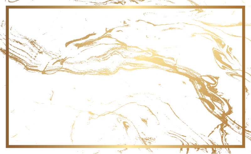 Tapete de vinil com textura de efeito mármore branco e dourado - TenStickers