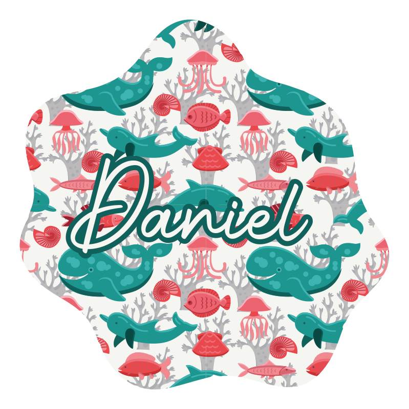 Tapete em vinil infantil expedição subaquática personalizada - TenStickers