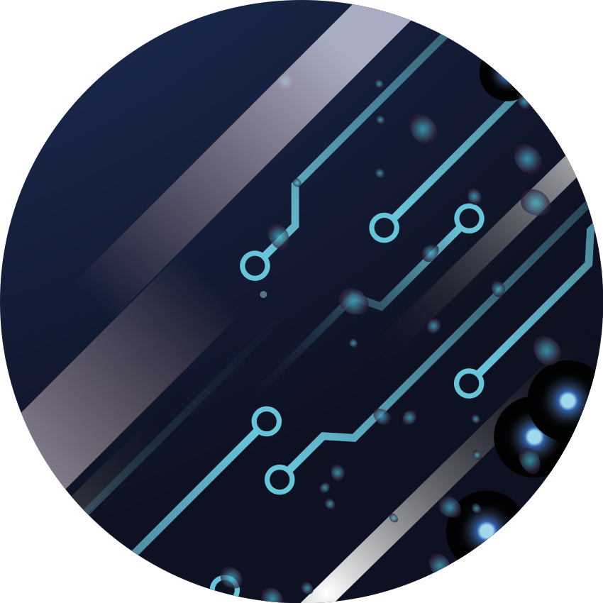 Tapete vinílico juvenil padrão de placa de circuito - TenStickers