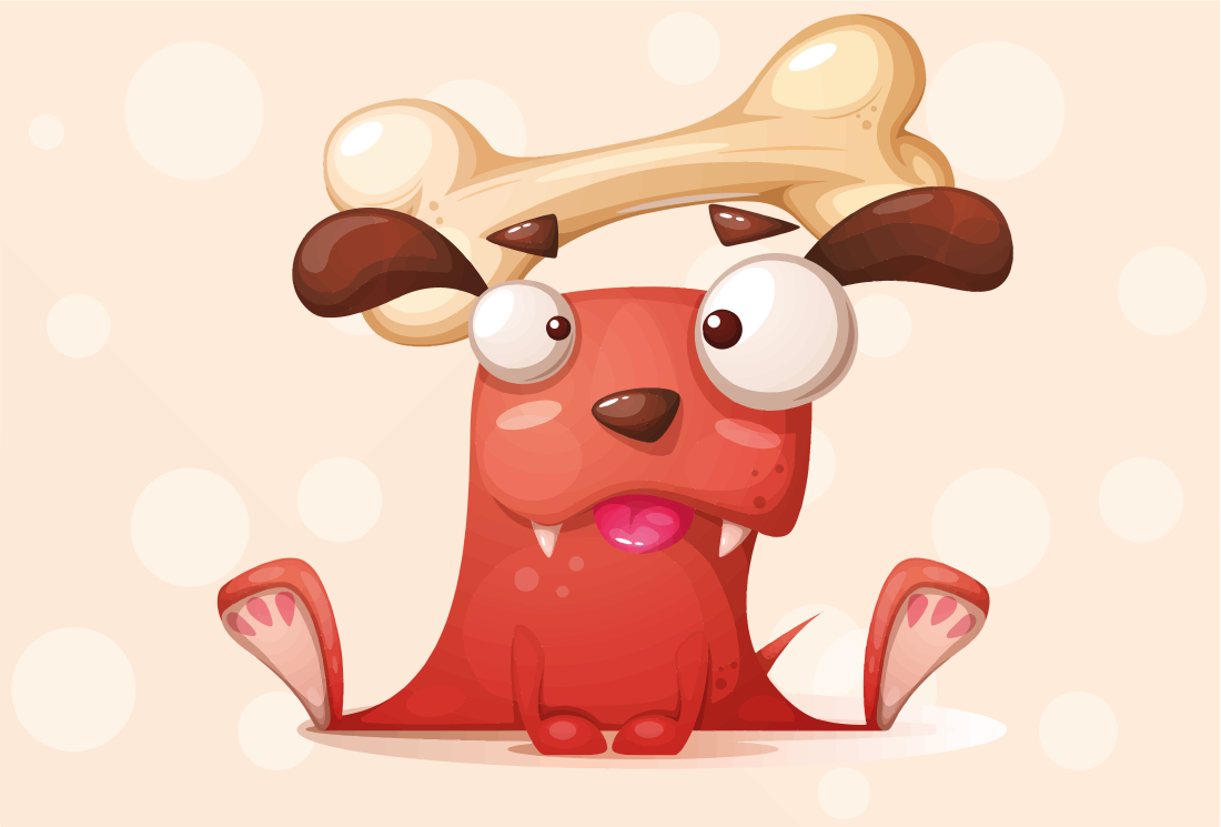 Tapete vinílico para bebés cachorrinho alegre - TenStickers