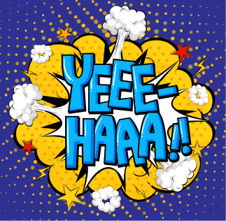 Tapete vinílico juvenil explosão de ação cômica - TenStickers