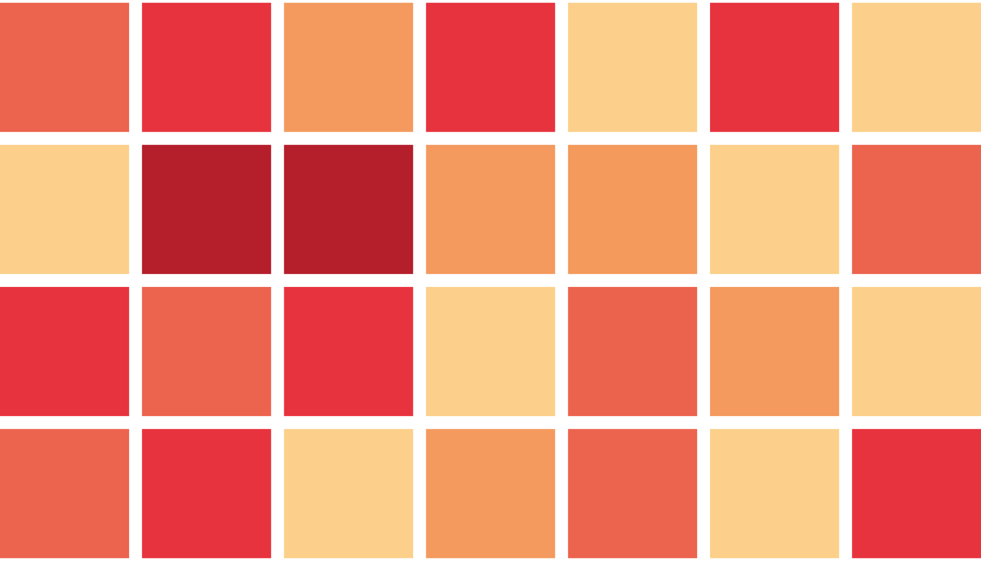 Tapete vinílico casa de banho padrões quadrados coloridos - TenStickers