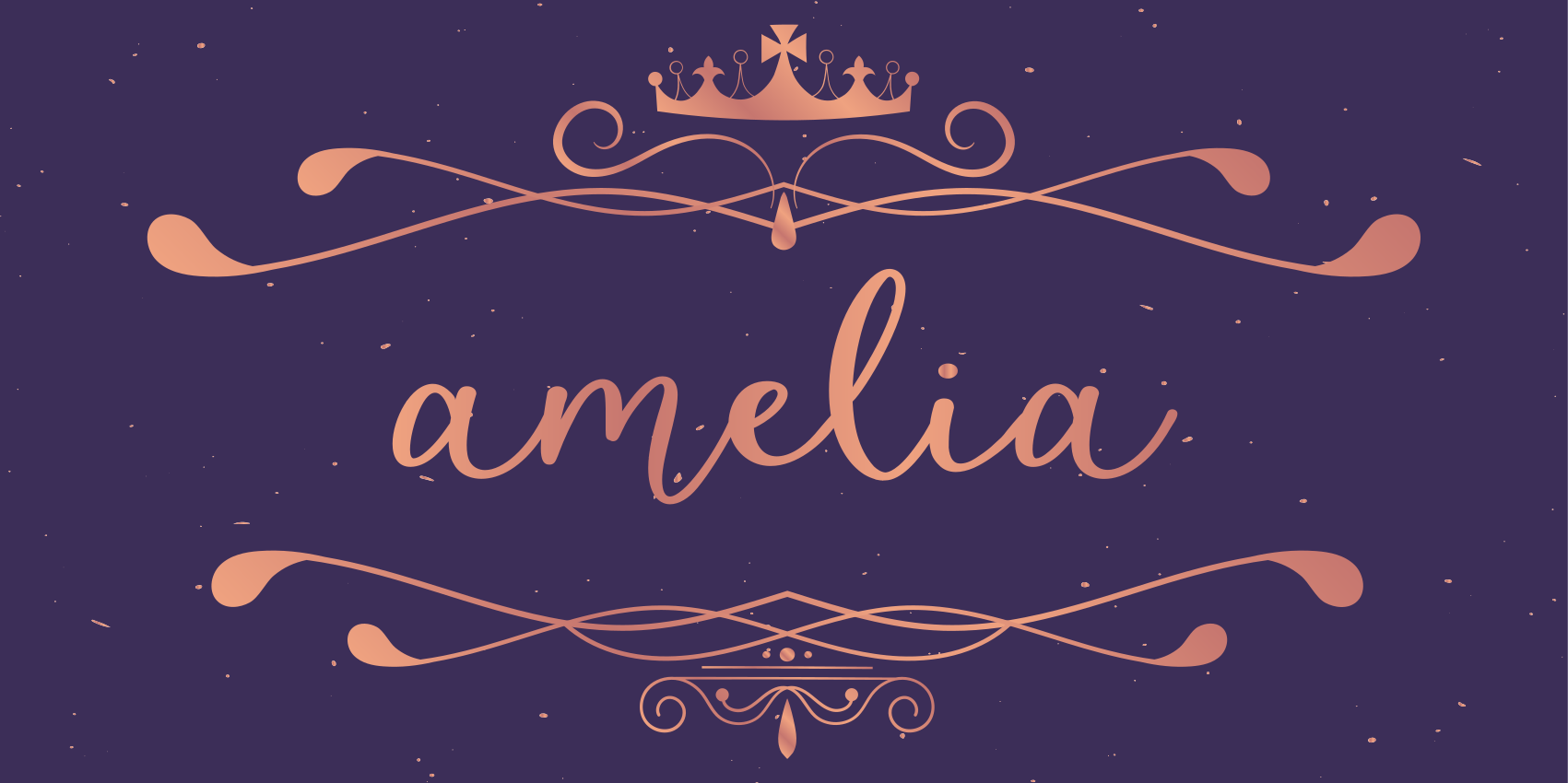 Tapete vinílico com nome personalizado - TenStickers