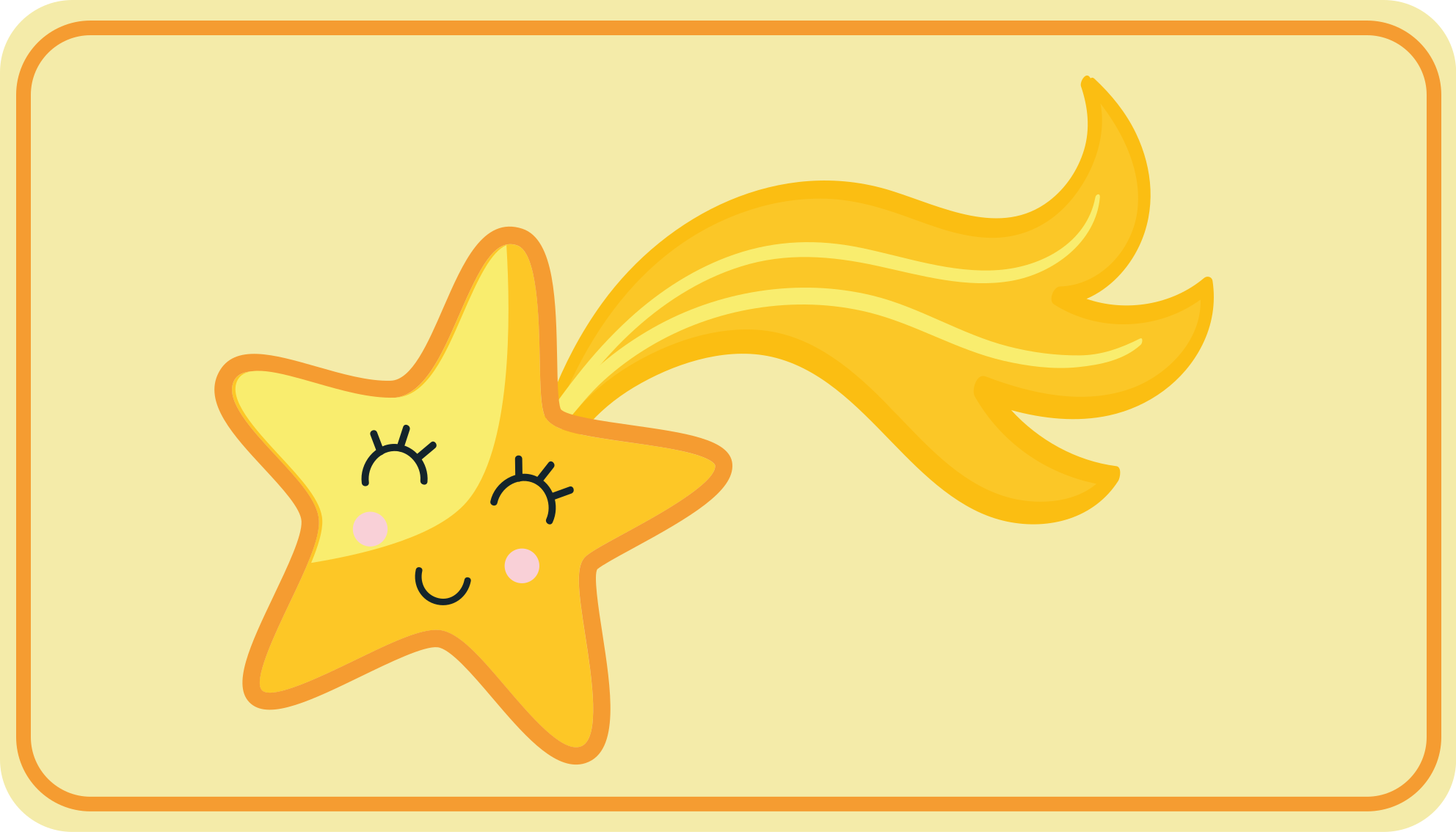 Tapete vinílico infantis design de estrela alegre - TenStickers
