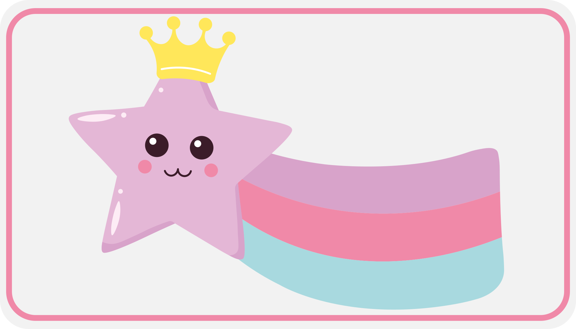 Tapete vinílico infantis pingente de coroa estrelada - TenStickers