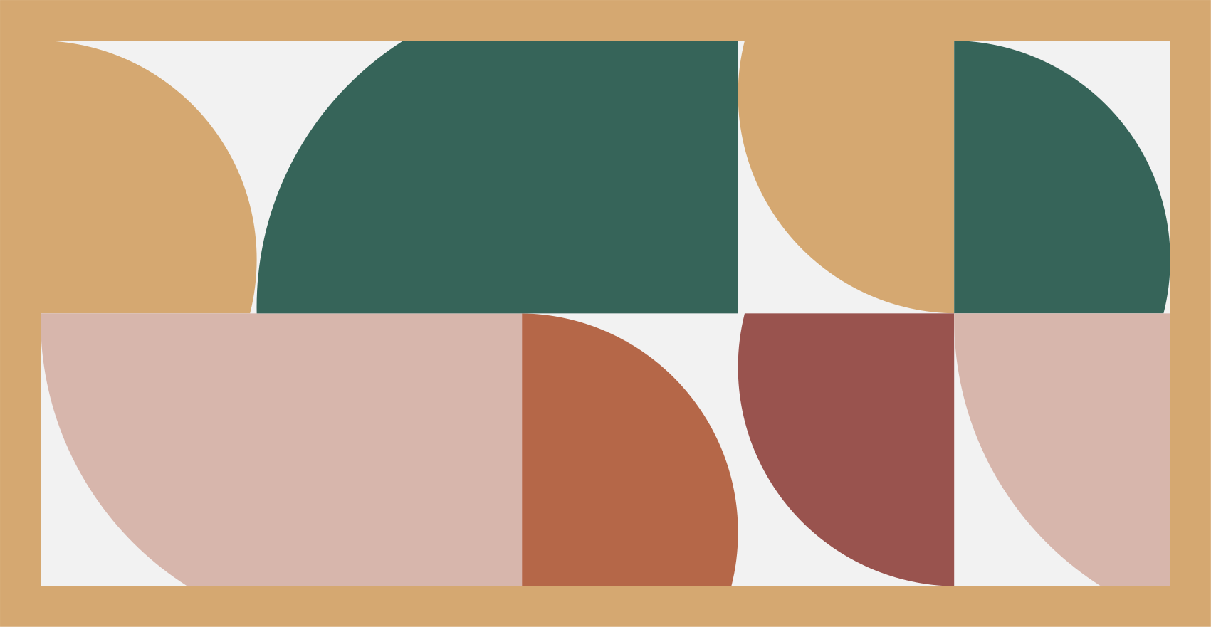 Tapete vinílico moderno segmentos abstratos angulares - TenStickers