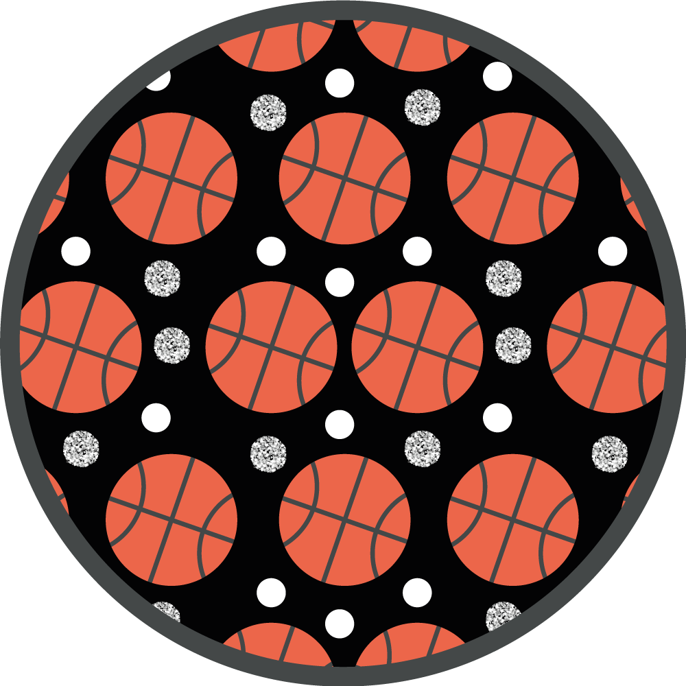 Tapete vinílico de jogos bolas de basquete - TenStickers