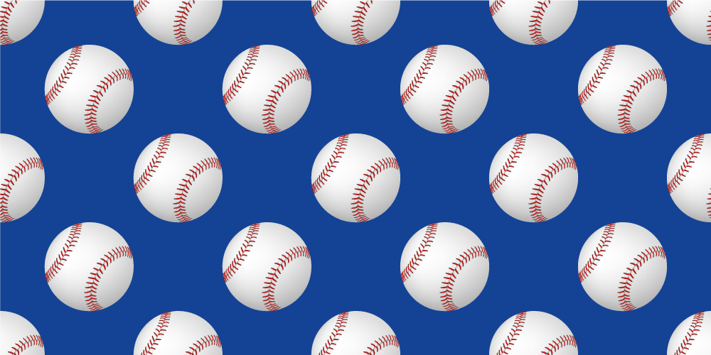 Tapete vinílico de jogos motivo de beisebol - TenStickers