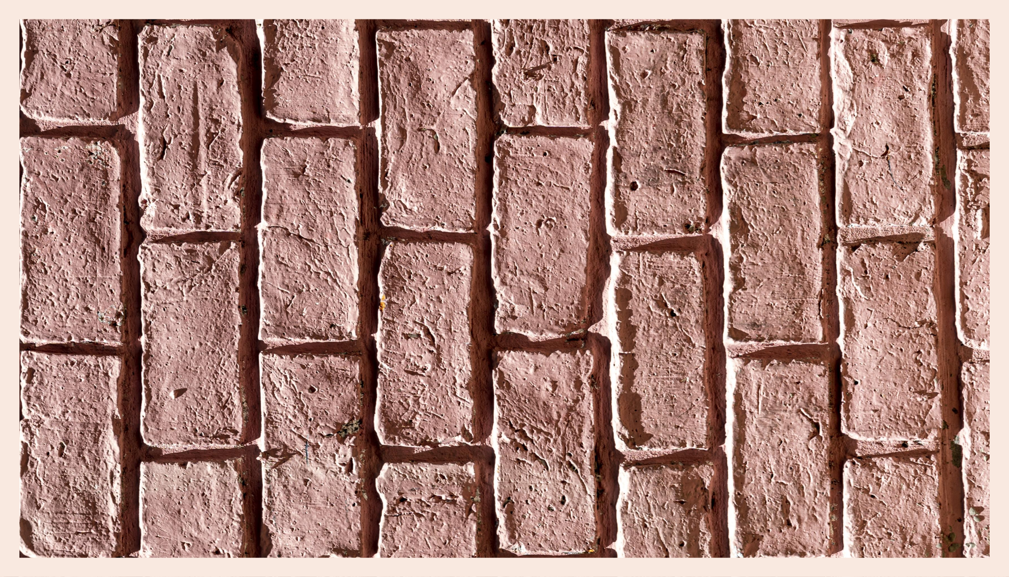 Tapete vinílico de pedras padrão tijolo rústico - TenStickers