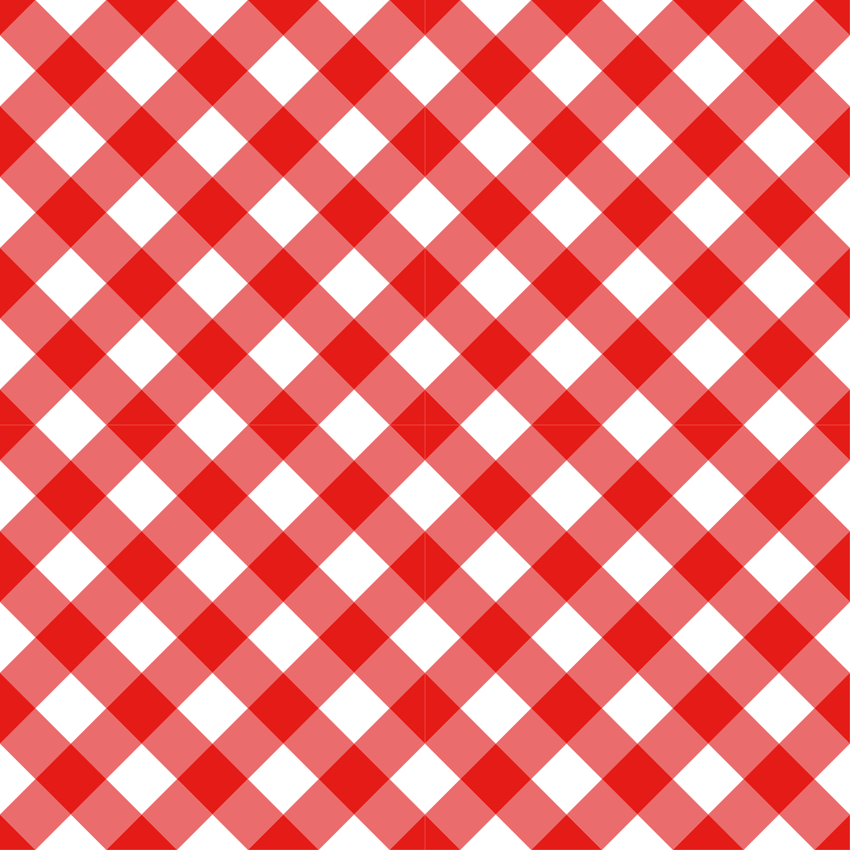 Tapete vinílico às risca motivo xadrez carmesim - TenStickers