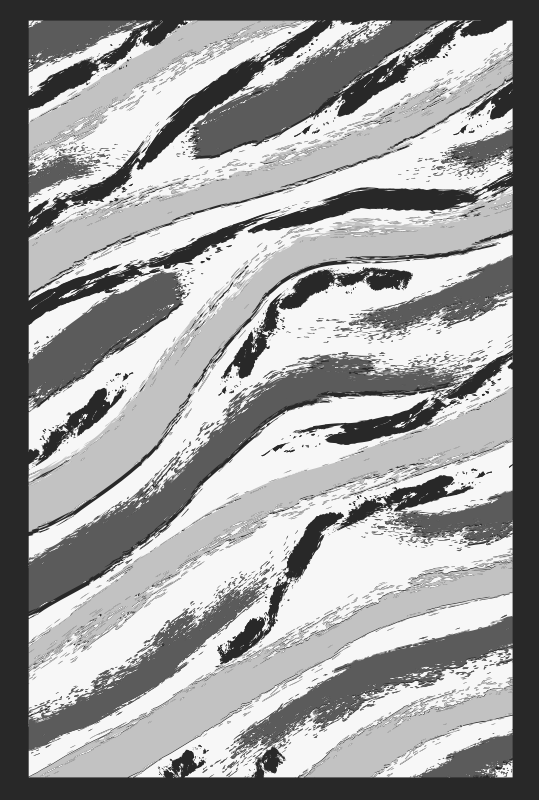 Tapete vinílico estampa de animal listras de zebra estilosas - TenStickers