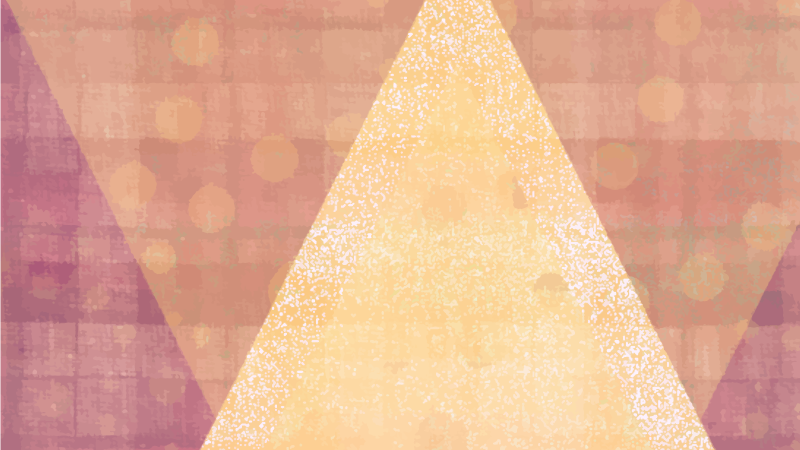 Tapete vinílico geométricas esquema de cores triangulares - TenStickers