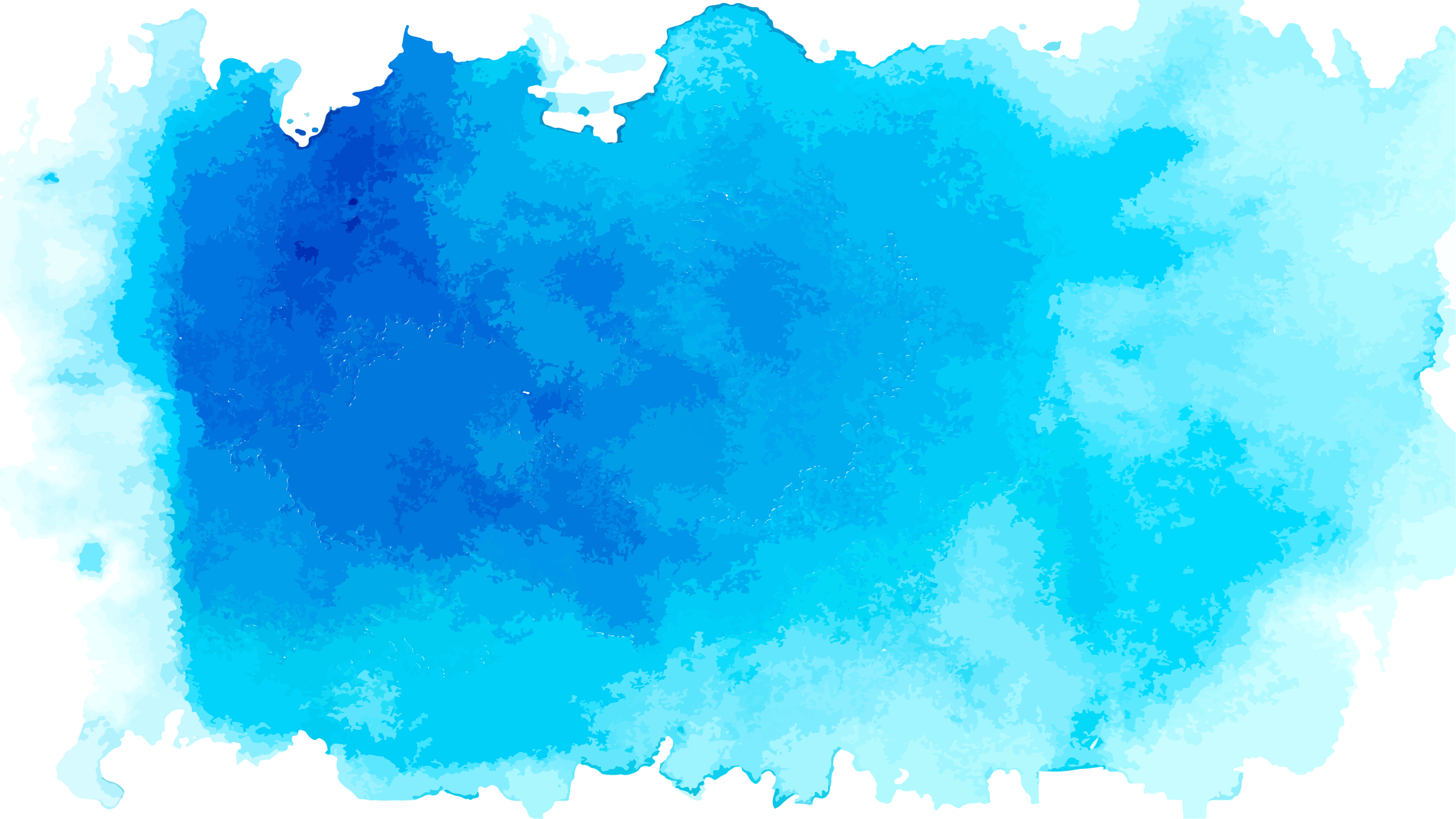 Tapete vinílico minimalista respingos de aquarela azul - TenStickers