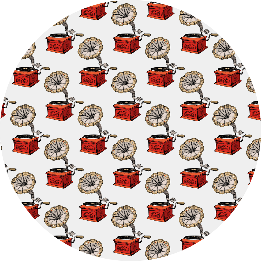 Tapete vinílico texturas caixas de música retrô - TenStickers