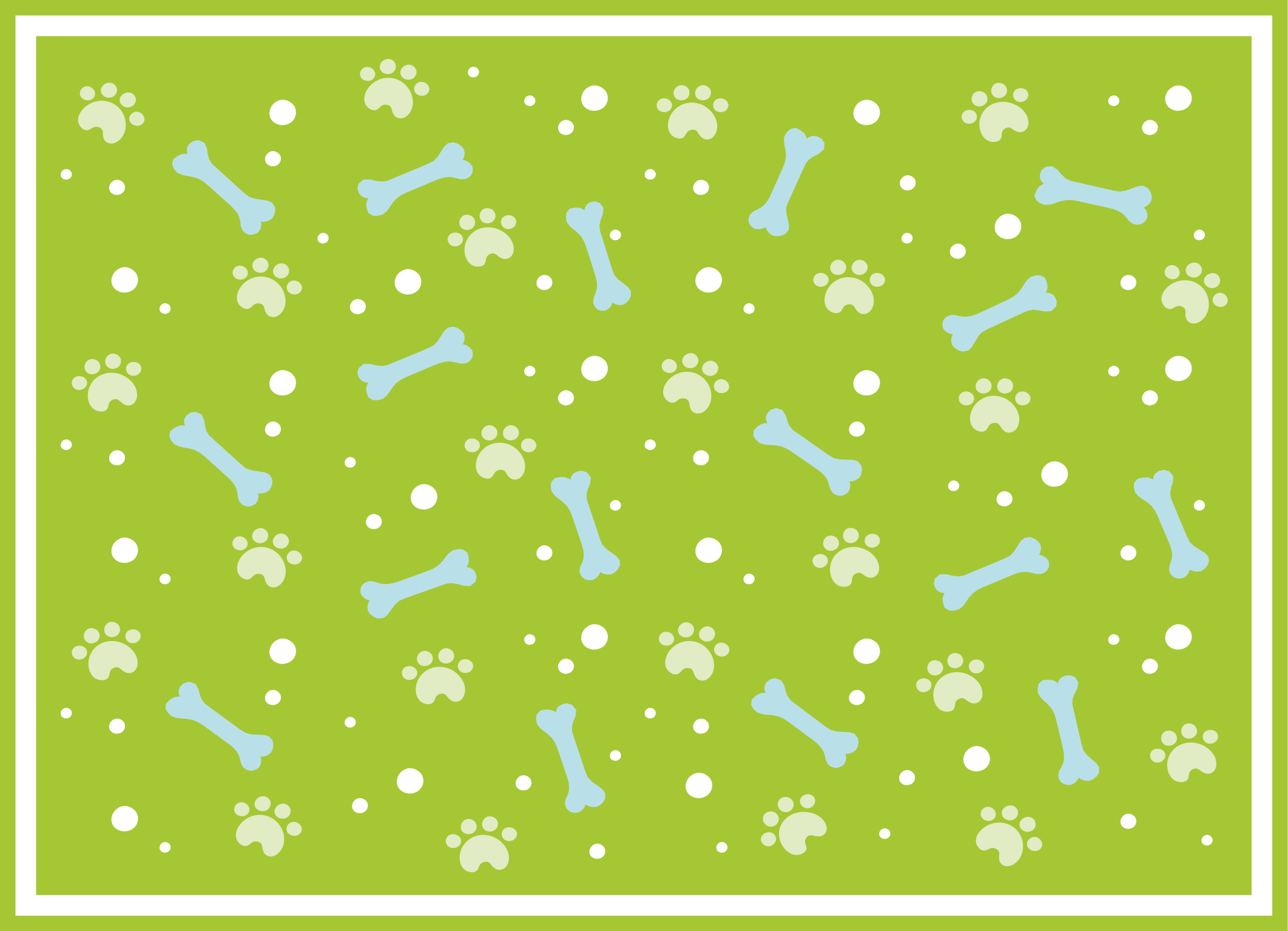 Tapete vinílico de animais estilo de pegada - TenStickers