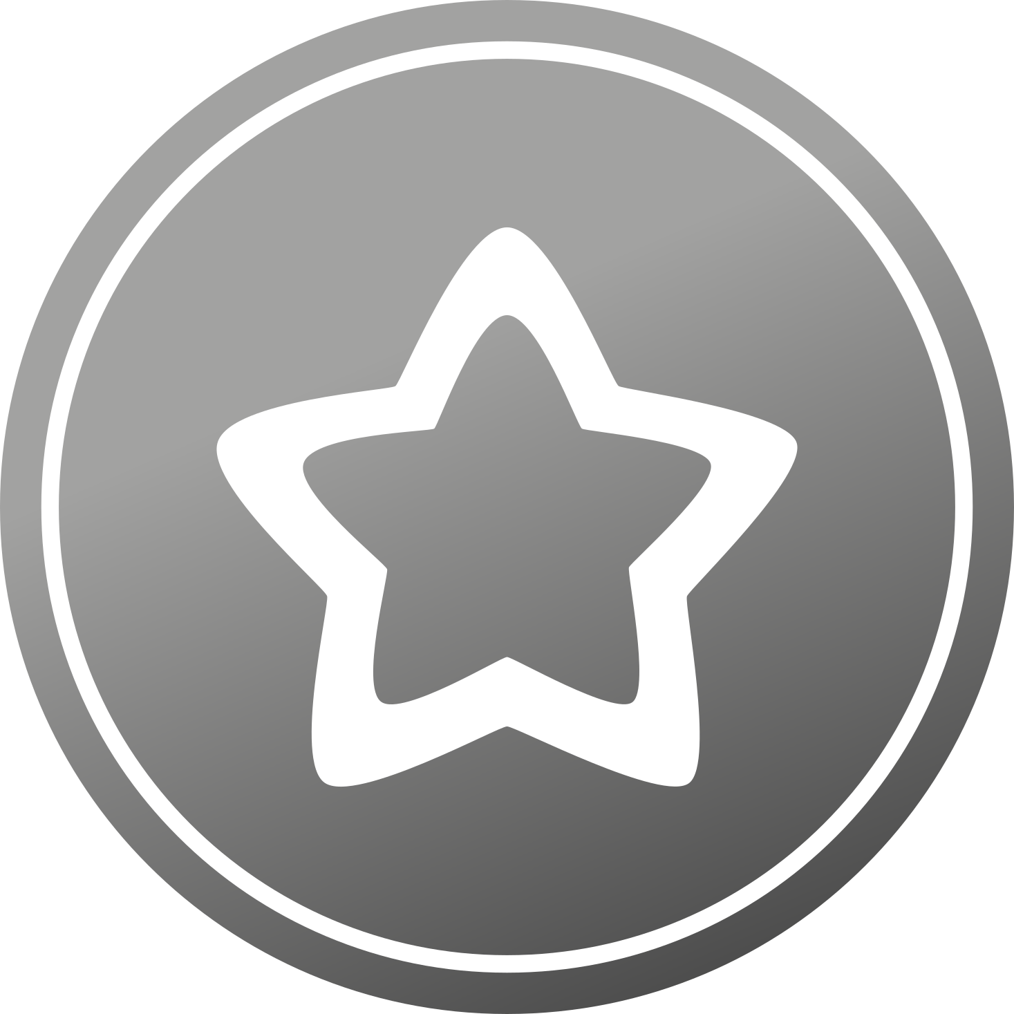 Tapete vinílico estrelas com padrão cinza estiloso - TenStickers