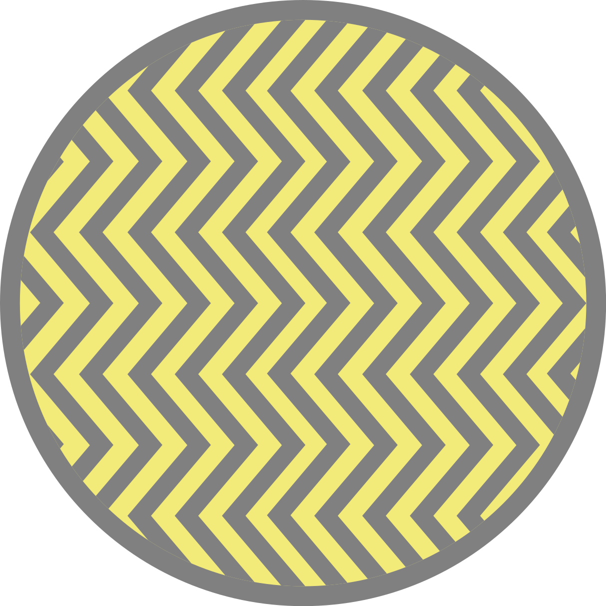 Tapete vinílico geométricas cinza e amarelo zig-zag - TenStickers
