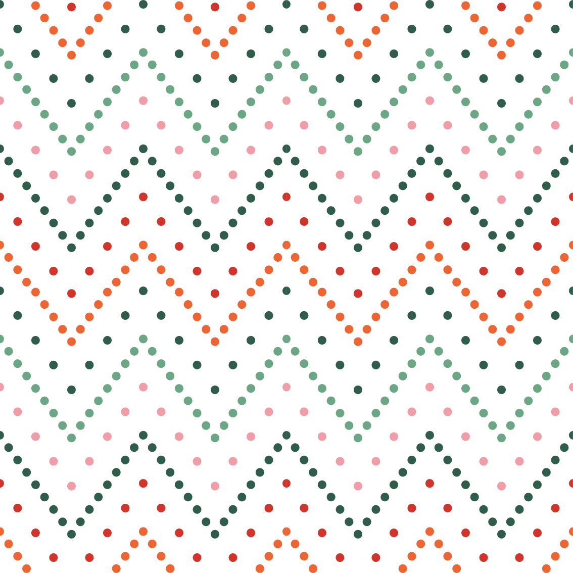 Tapete em vinil infantil padrão chevron colorido - TenStickers