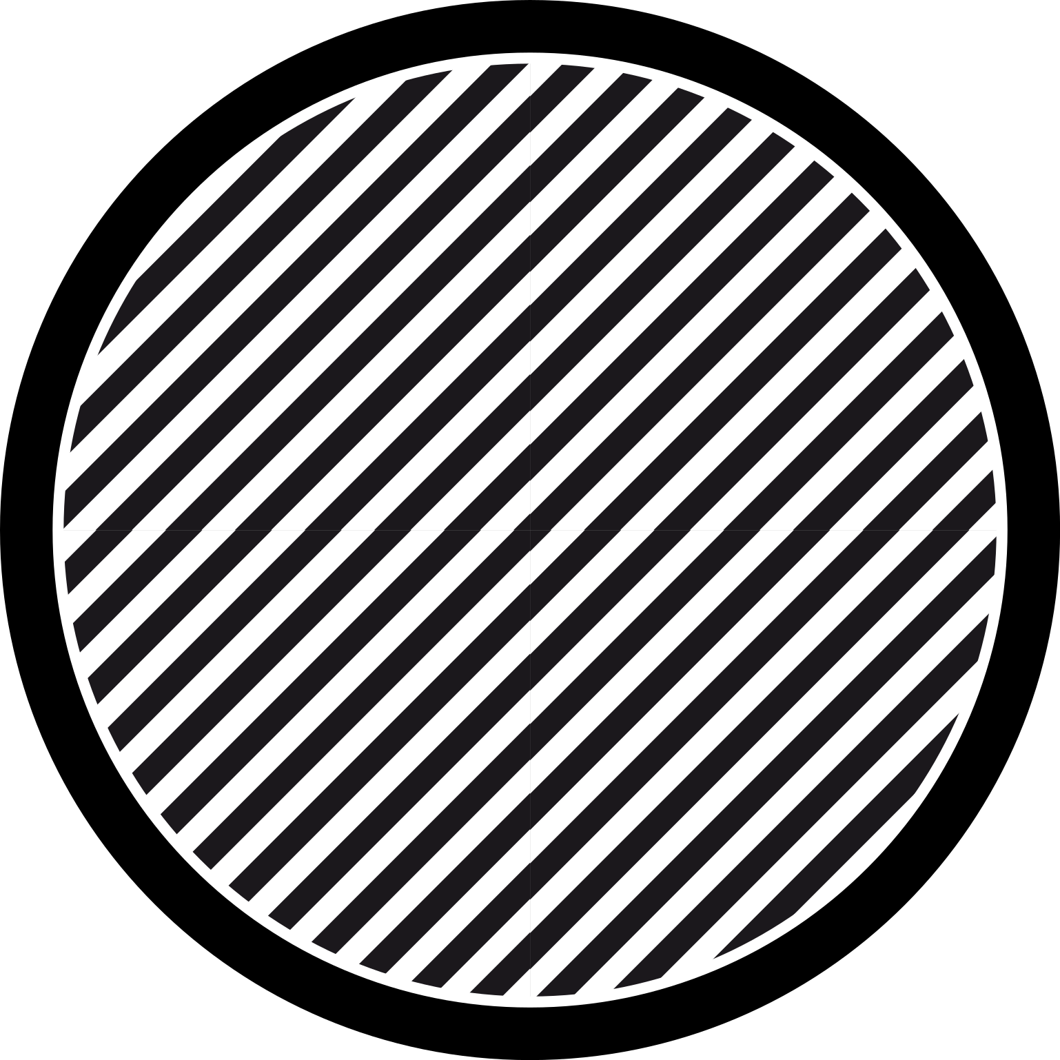 Tapete vinílico às risca listras de cor Única - TenStickers