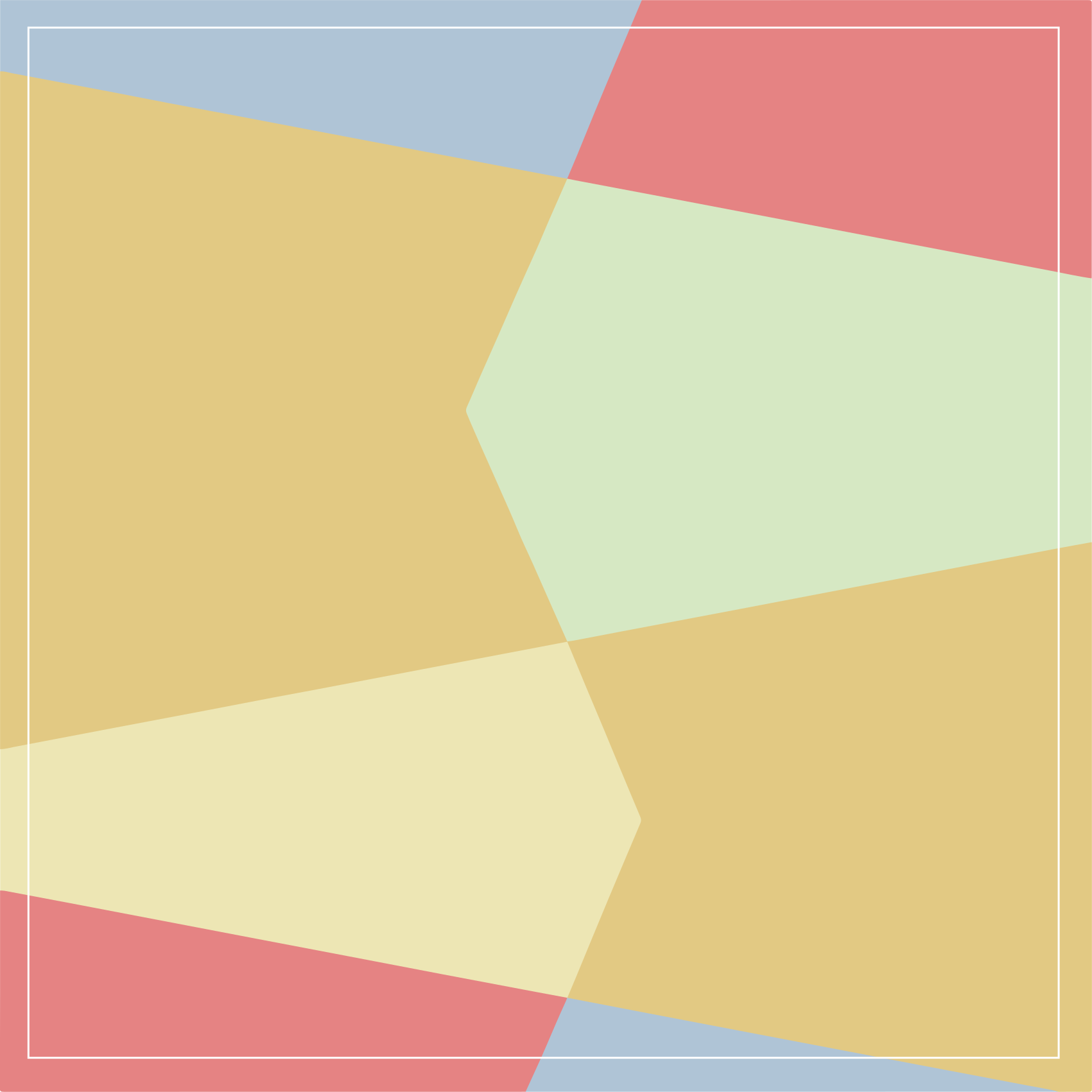 Tapete vinílico geométricas composição geométrica vibrante - TenStickers