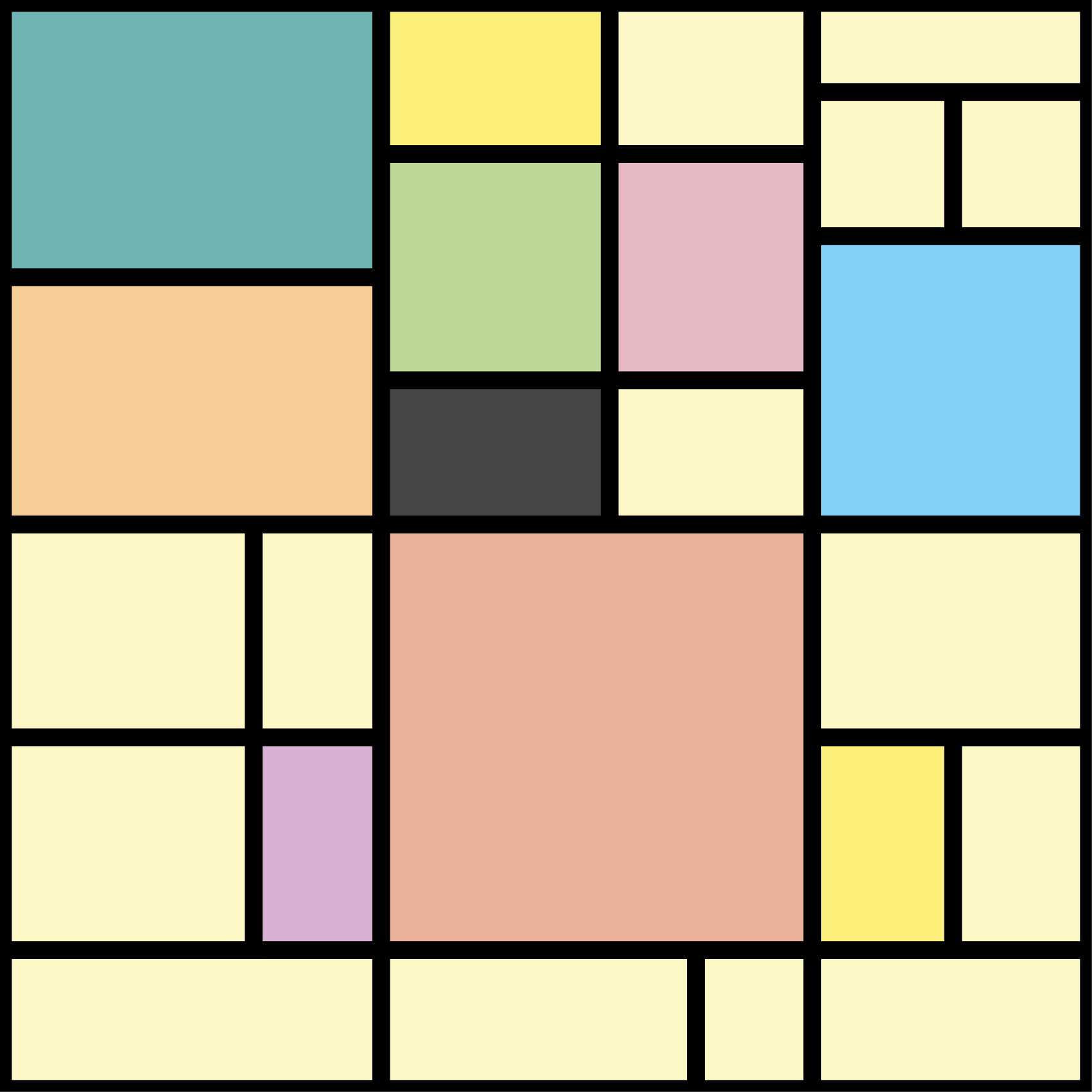 Tapete vinílico geométricas geometria vibrante - TenStickers