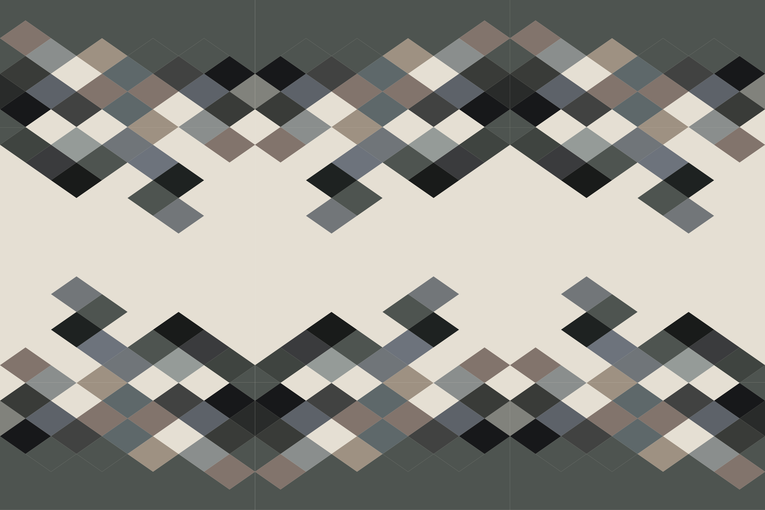 Tapete vinílico mosaico com motivo geométrico contemporâneo - TenStickers