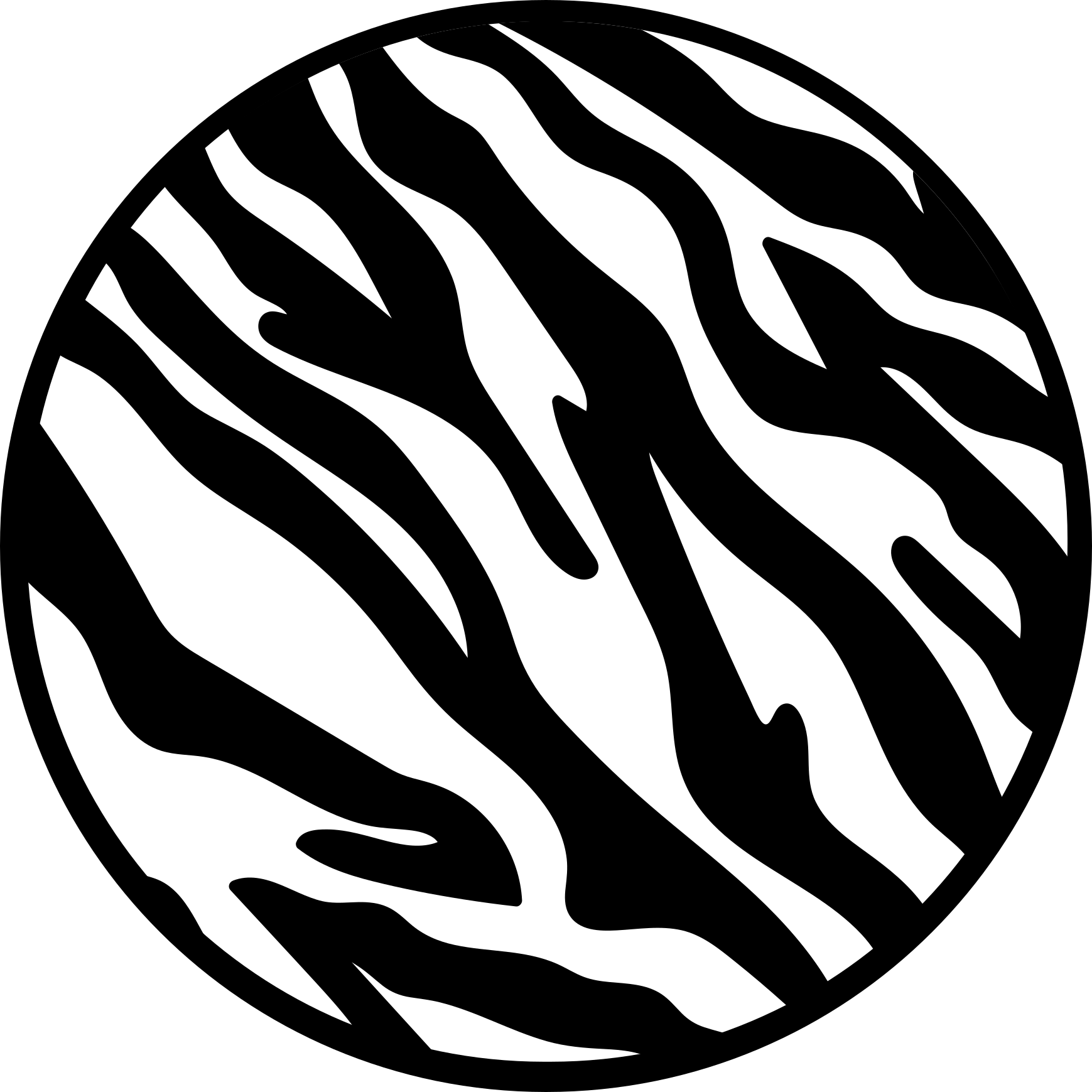 Tapete vinílico estampa de animal padrão zebra - TenStickers