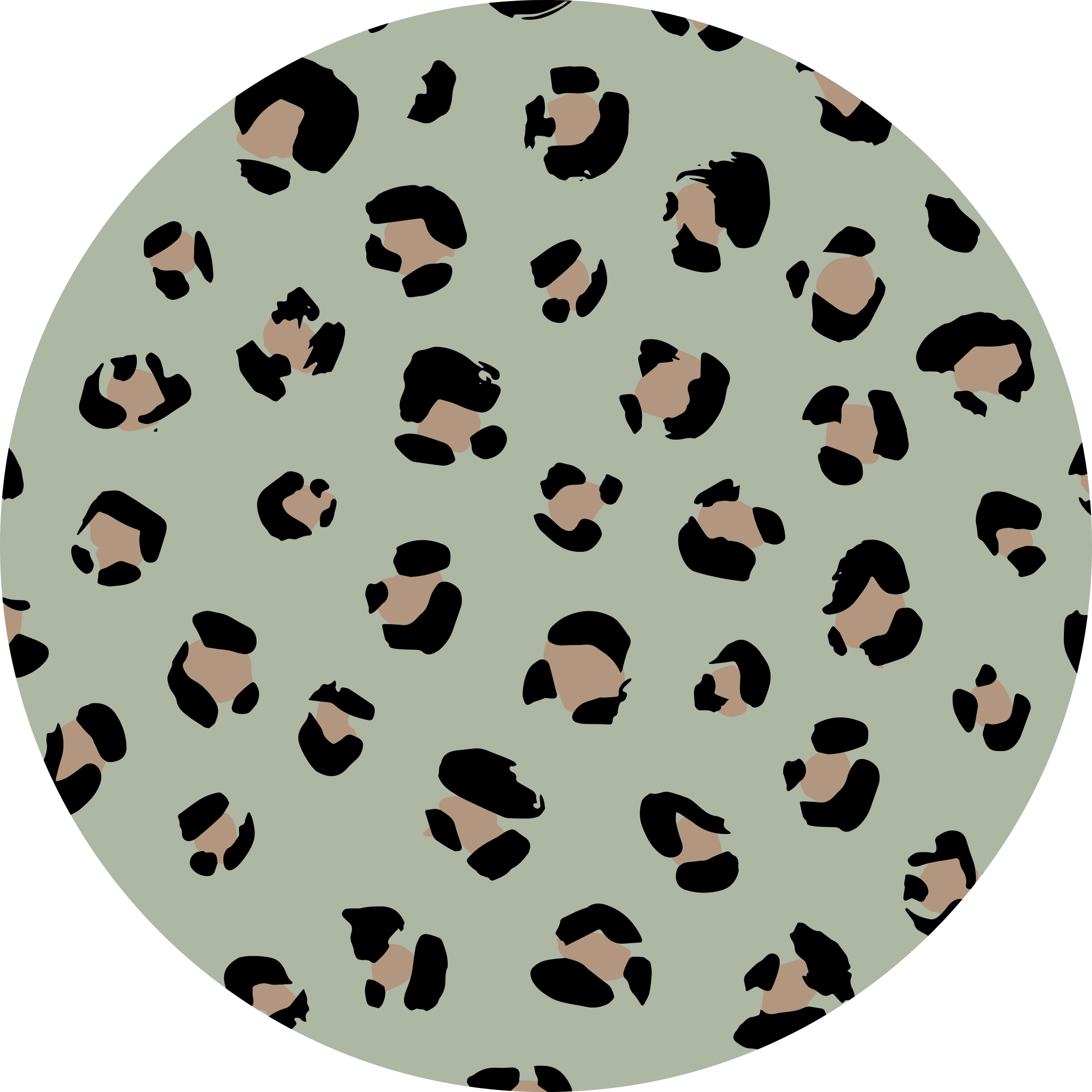 Tapete vinílico estampa de animal estética de leopardo - TenStickers