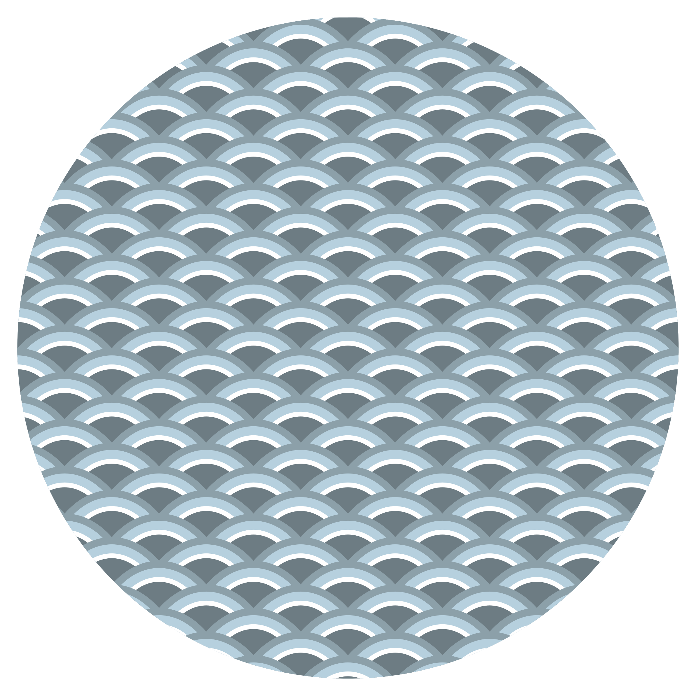 Tapete vinílico geométricas motivo de onda - TenStickers