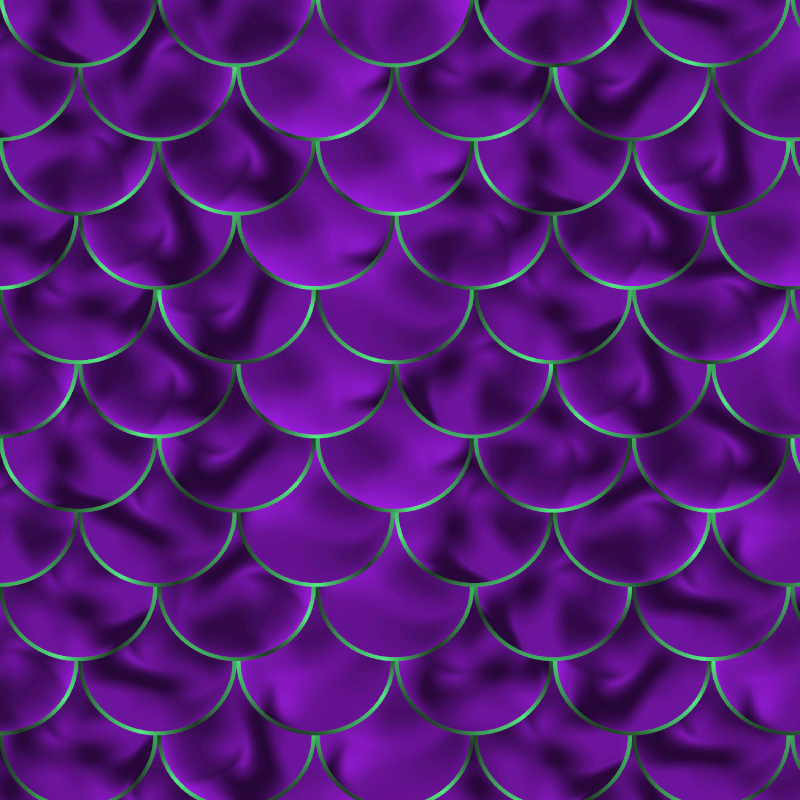 Tapete vinílico estampa de animal escama de sereia - TenStickers