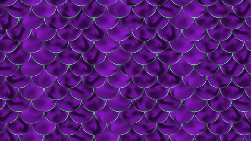 Tapete vinílico estampa de animal motivo roxo com escamas - TenStickers