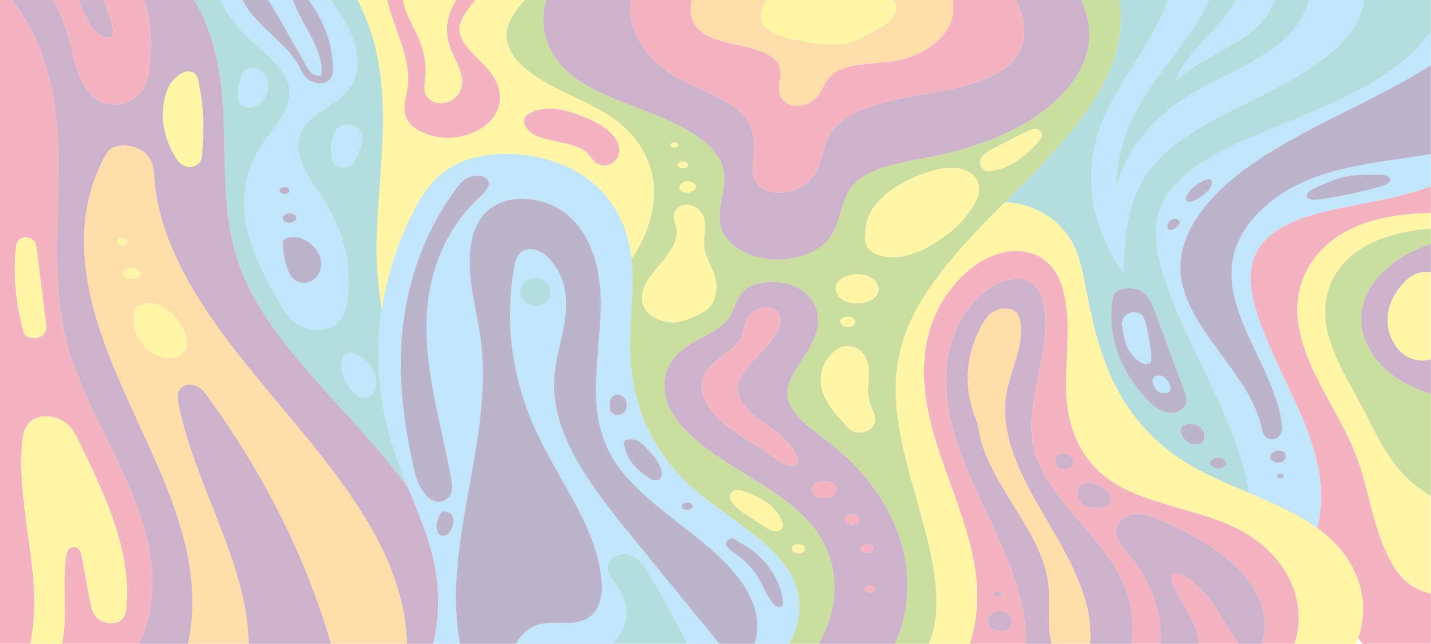 Tapete moderno com efeito de lâmpada de lava colorida - TenStickers