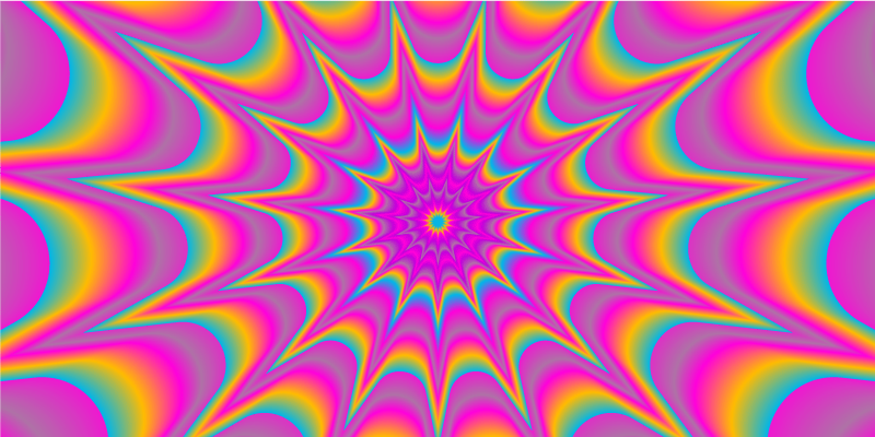 Tapete vinílico quarto explosão estelar colorida - TenStickers