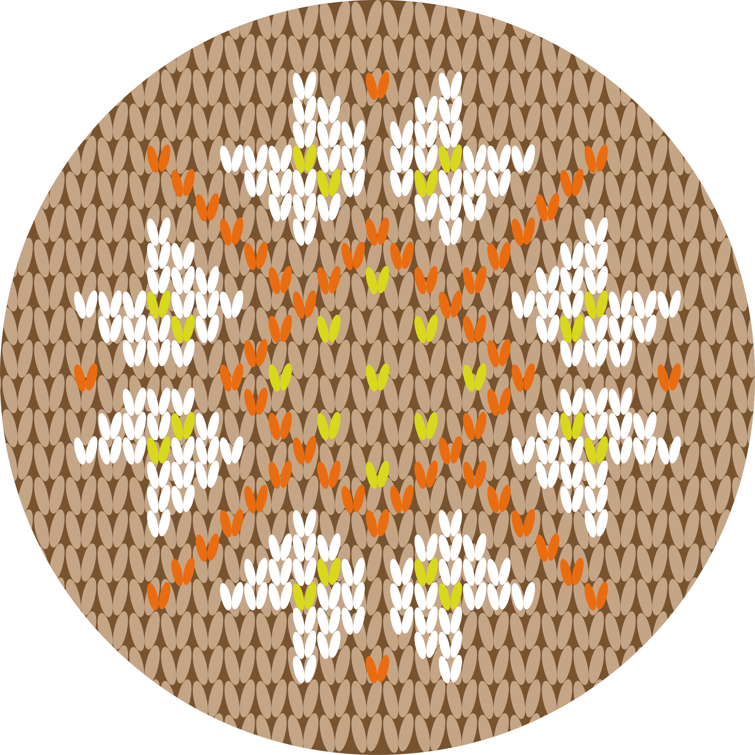 Tapete vinílico hall de entrada estilo decorado floral - TenStickers