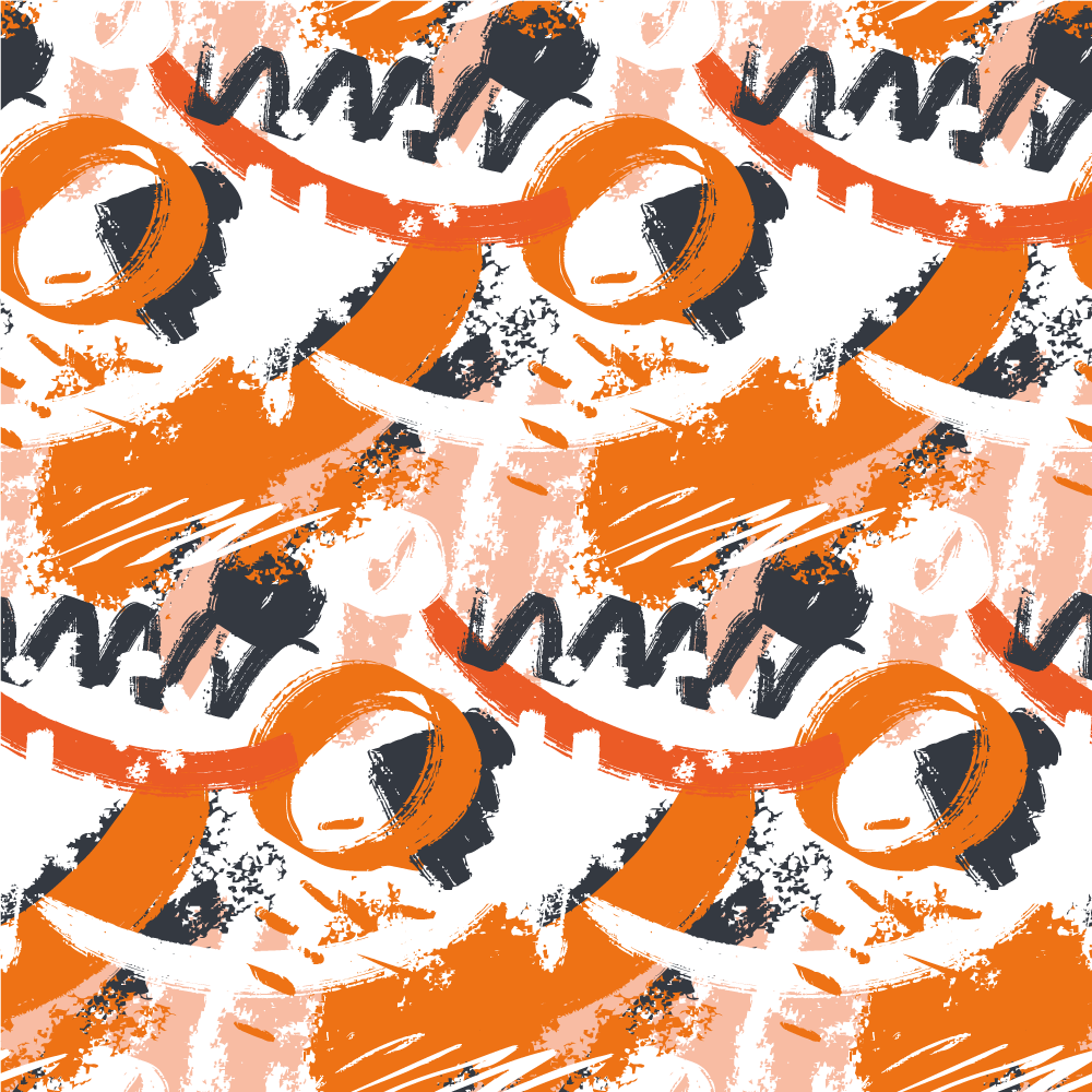 Tapete vinílico moderno formas abstratas explodem - TenStickers